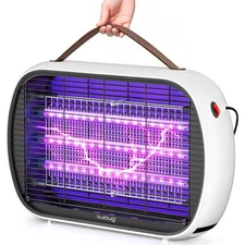 Upgraded LED Bug Zapper Indoor, 10 Years Lifespan 3 Lamps Sustainable Less Po...