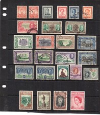 Southern Rhodesia Collection of clean good used. 