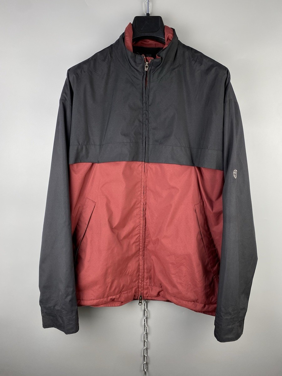 Vintage Nike Golf Mens Polyester Multicolor Storm Fit Zip Bomber