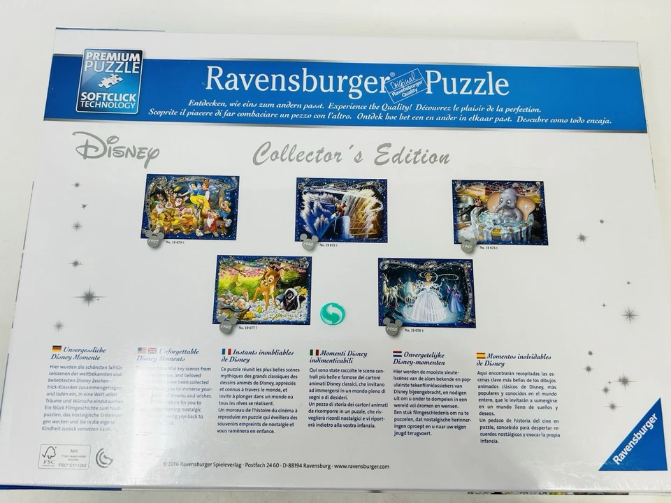 Ravensburger Disney Bambi 1000 Piece Puzzle – Collector’s Edition (1942 Film) - Image 2 of 2