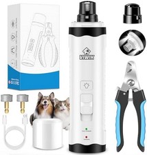 Electric Dog Nail Trimmer, Rechargeable Dog Nail Grinder for Large Dogs