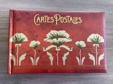 Vintage 1999 Cartes Postales Die Cut Postcard or Photo Display Book / Album!