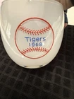 1968 Detroit Tigers MLB Baseball  Tumbler Milk Glass World Series Champions VTG