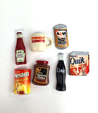 Vintage Plastic Food Drinks Coke Nestea Dunki...