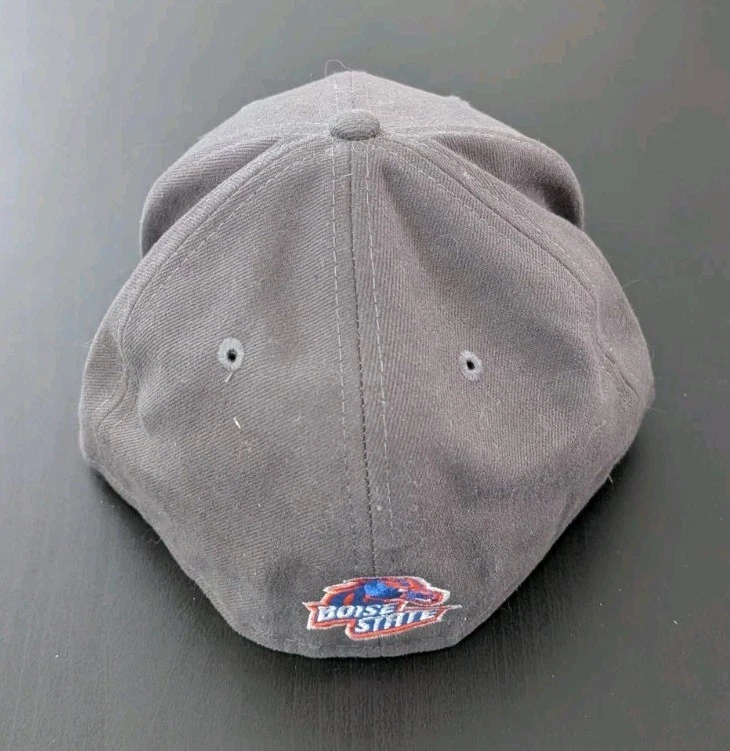 Boise State Broncos New Era 59Fifty Size 7 1/2 Logo Gray Hat - Image 3 of 4