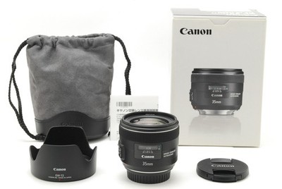 [Almost Unused in Box] Canon EF 35mm f/2 IS USM Wide Angle Lens Mount from JAPAN