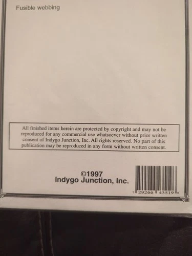 VTG 1997 INDYGO JUNCTION WEARABLE ART Jacket Sweater Vest Sizes S - XXL IJ519 - Image 3 of 3