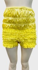 NEW Yellow Malco Modes N20 Nylon Bloomers/Pettipants Size Extra Large XL READ 