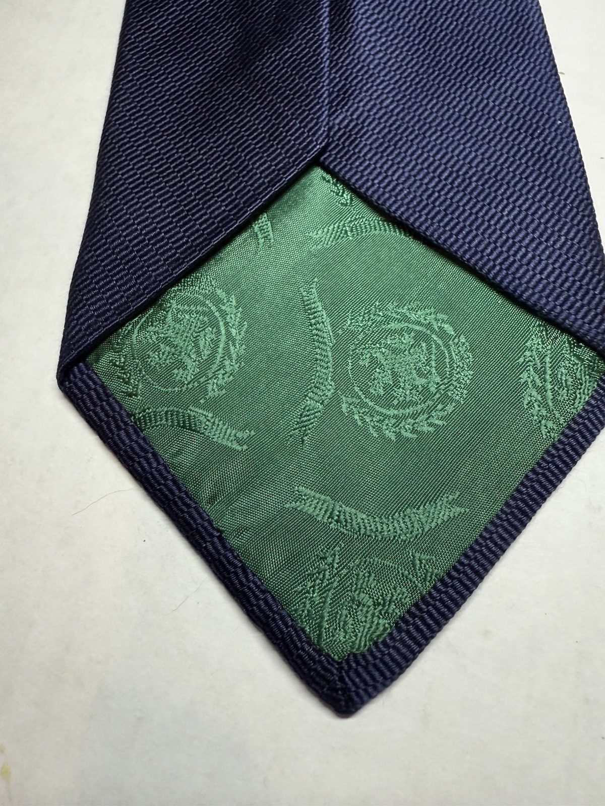 Lot 3 Tommy Hilfiger Silk Ties Men Navy Jacquard Yellow Plaid Orange Necktie thumbnail 3