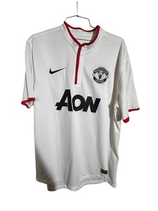 MANCHESTER UNITED 2012 2014 AWAY SHIRT FOOTBALL SOCCER JERSEY NIKE MENS SIZE L