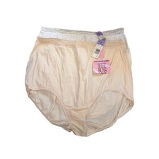 Vtg 1993 Maidenform Deadstock Cotton Brief Panties Sz 9 Grannycore Coquette Rare