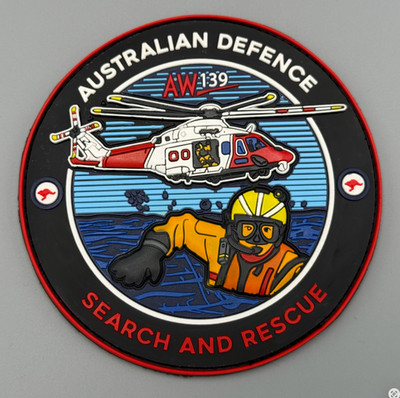 Special Australian Defence Patch AW139 Search and Rescue Helicopter AW-139