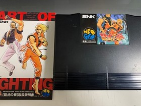 SNK Neo Geo AES Cartridge Lot of 4 Art of Fighting 1 2 Fatal Fury Special KOF 94