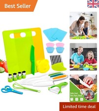 Toddler-Friendly 23-Pcs Knife Set - Mini Chefs Aged 2-10 Can Create Magic