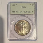 PCGS MS64 1937 Walking Liberty Half Dollar 50C Silver 0.9 Philadelphia 8086613