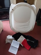 BIP Light Control Photography Light Tent Foldable Studio Cube with 4x Background