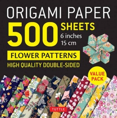 Origami Paper 500 sheets Flower Patterns 6 15 cm by Tuttle Publishing