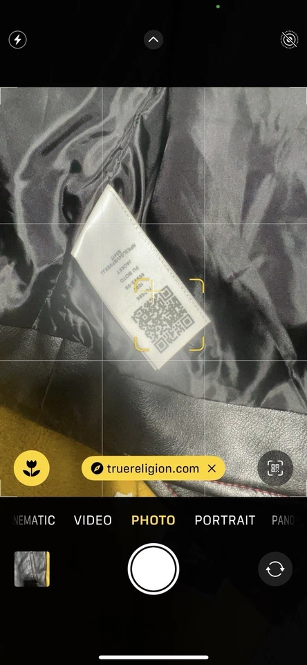 CHAQUETA MOTO TRUE RELIGION PU, hombre color Jet Balck, pequeña, estilista, cremallera completa Foto 3 de 4