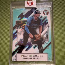 Topps Pristine 2025 Serial Numbered Aqua Ryan McMahon /199 Rockies