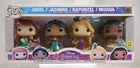 Funko Pop! Disney Princess Ariel, Jasmine, Rapunzel, Moana 4-Pack - New Sealed