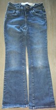JUSTICE girls dark blue DENIM JEANS pants size 10 stretch SIMPLY LOW STRETCH