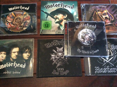 Motörhead [7 CD Alben]Overnight Sensation Wörld Is Yours Bastards Bad Magic 1916