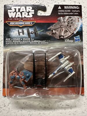 2015 Star Wars Micro Machines Desert Invasion X-Wing, Luggabeast, Ren's Shuttle