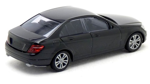 Busch 59138 - MB Mercedes Classe C W204 Berlina Nero - 1:87 H0 - Foto 2 di 3