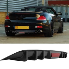 For 6 Series E63 E64 630i 650i 645ci Rear Bumper Diffuser Lip Spoiler Body Kit