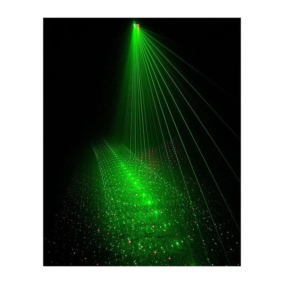 American DJ Micro 3D II Compact 200 Green Red Laser Beams Light Fixture - Image 2 of 4