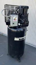 Industrial Sanborn Vertical Air Compressor 5HP 175 PSI 80gal Cylr 230/460V 1PH