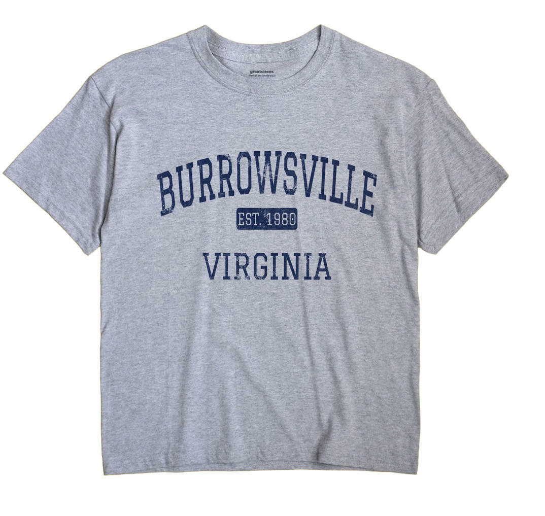 Burrowsville Virginia VA TShirt EST eBay
