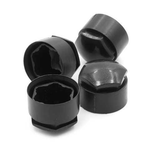 Car Wheel Lug Nut Cover Kit Bolt Caps & Tool for C5A6 Q5A6L4 Black 20 pieces - 第 3/10 張圖片