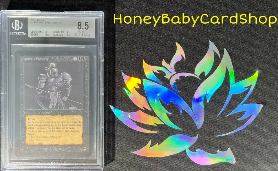 MTG Limited Edition Beta 1993 Hypnotic Specter BGS 8.5 NM/MT+ Old School 93/94 - Image 4 of 4