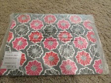 Vera Bradley Mini Slim Tablet Sleeve Blossoms Grey Red Pink Faux Leather Fun NWT
