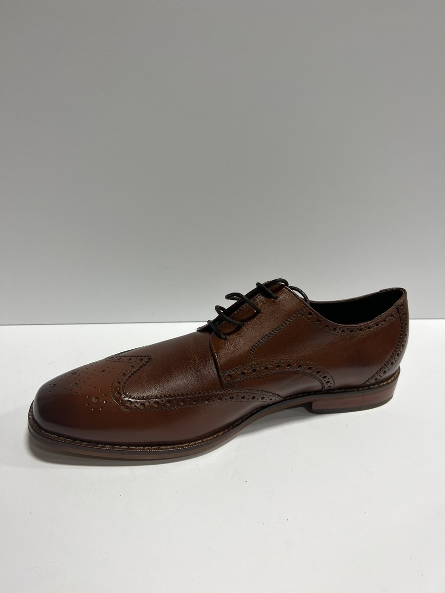 Florsheim Mens Castellano Wingtip Oxford Brown Size 11 D | eBay display picture 3