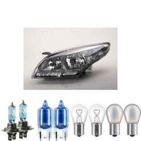 Scheinwerfer Links H7 P21W W5W PY21W Chrom FüR Renault Megane III Inkl. Lampen