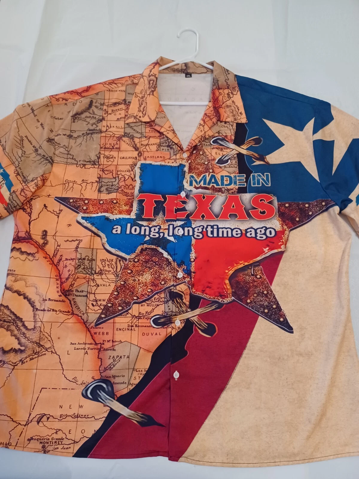 Made In Texas A Long Time Ago Hawaiian Shirt Don't Mess With Texas 4XL Big