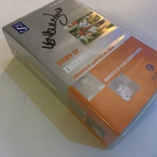 Story Of English Rugby Box Set - vhs video tape - Dallaglio Signed - WHSmith