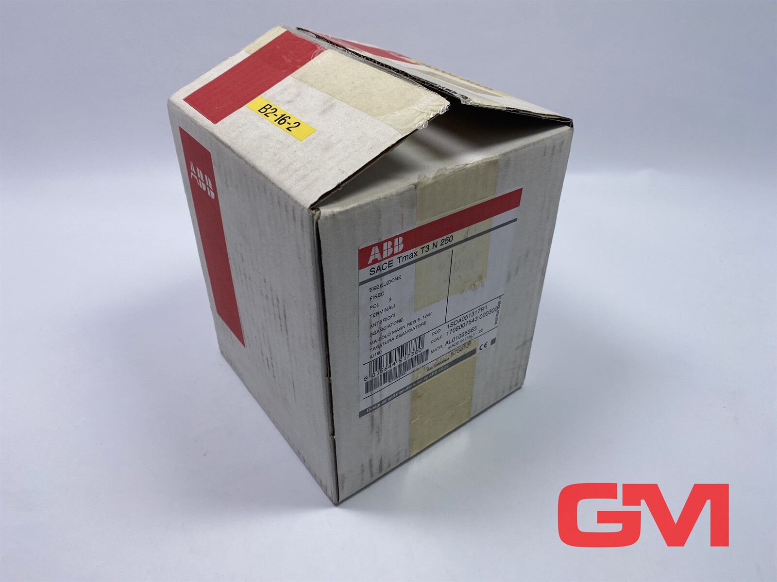 Abb Power Circuit Breaker Sace Tmax T3n 250 1sda051317r1 Ma160