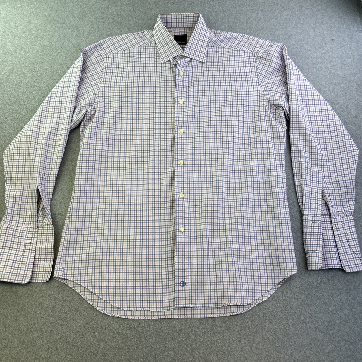 green emerald velvet dress David Donahue Rust Tonal Print Sport Shirt – Franco's Fine Clothier main image 1