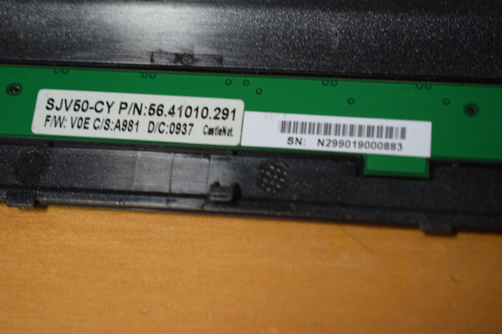 Gateway NV52 NV53 Speaker Media Hinge Cover Panel 56.41010.291 604BX08003