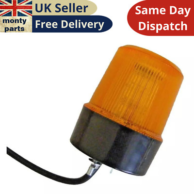 1x LED Recovery Warnleuchte Stroboskop blinkend magnetische Leuchtfeuer gelb Lampe 12V-24V