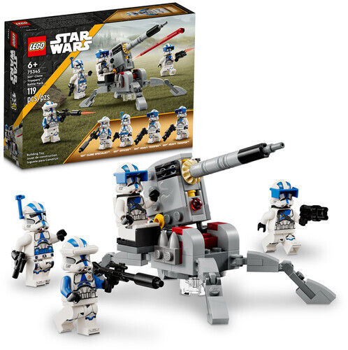 Боевой набор LEGO Star Wars 501st Clone Troopers 75345 [Новая игрушка] Кирпич