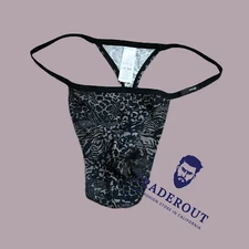 Hom Men Black Nairobi Lace temptation G-string thong underwear size M L XL