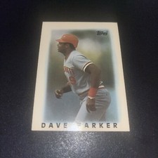 1986 Topps Leader  Mini  #41   Dave Parker   Cincinnati Reds