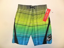 O'NEILL Boy's Elastic Waist Boardshorts TRIUMPHFREAK - BLU - Large 7 - NWT