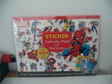 NEW Marvel Sticker Activity Pad with Play Scenes