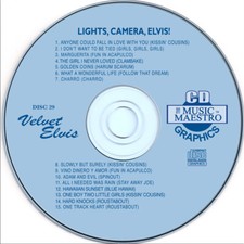 Karaoke CD G ELVIS PRESLEY Disc-29 Music Maestro,One Track Heart,Golden Coins