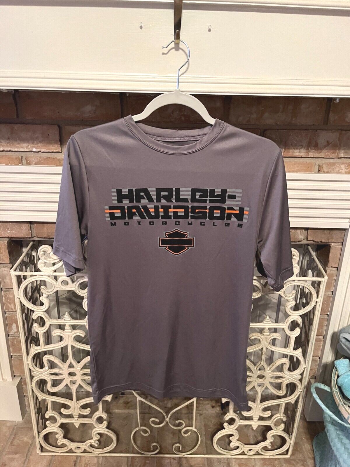 T-shirt Vintage Harley-Davidson Femme - Taille XL, Manches Longues, Blanc - Coton - Occasion Très Bon état